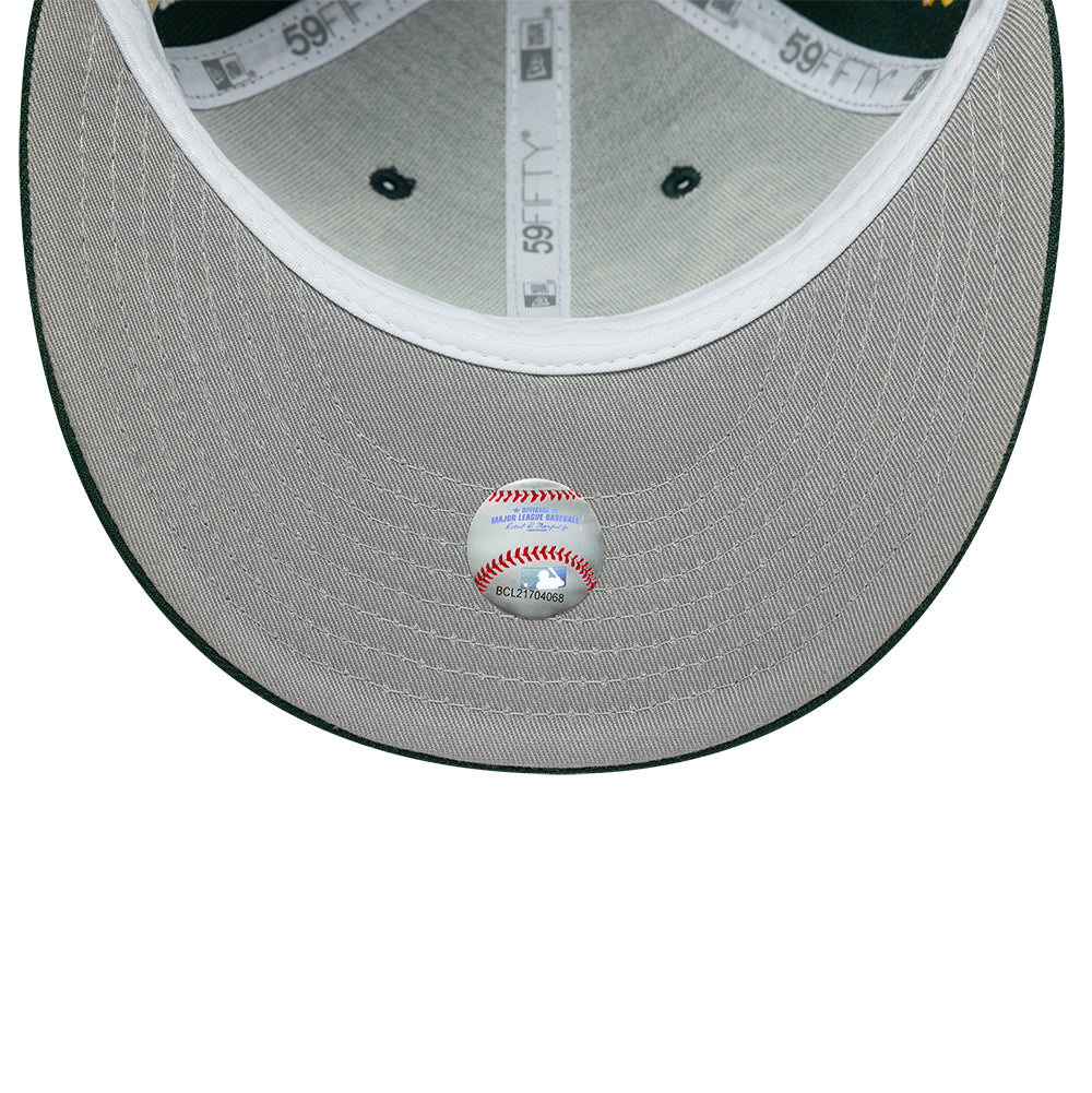 Athletics Historic MLB 59FIFTY Low Profile Fitted New Era Dark Green