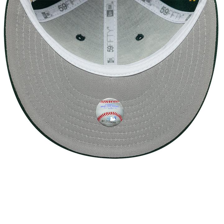 Athletics Historic MLB 59FIFTY Low Profile Fitted New Era Dark Green