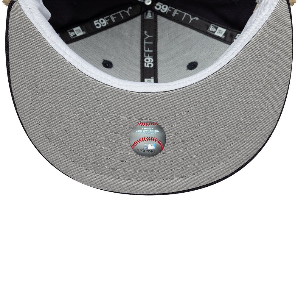 New York Yankees World Series Dog Ear 59FIFTY Fitted New Era Navy