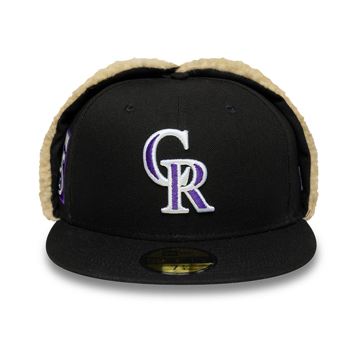 Colorado Rockies MLB World Series Dog Ear 59FIFTY Fitted New Era Black