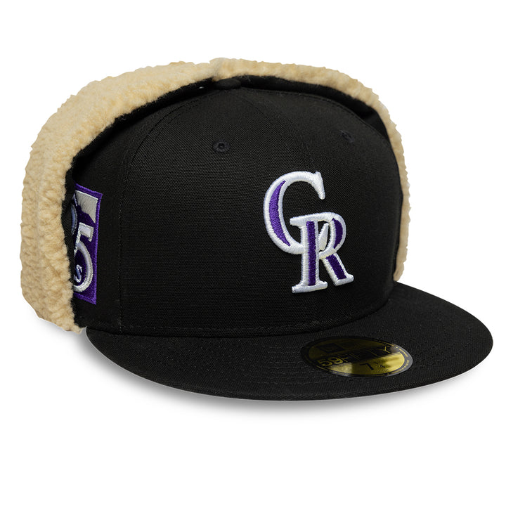 Colorado Rockies MLB World Series Dog Ear 59FIFTY Fitted New Era Black