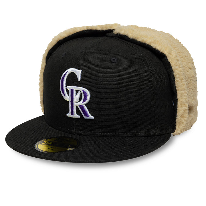 Colorado Rockies MLB World Series Dog Ear 59FIFTY Fitted New Era Black