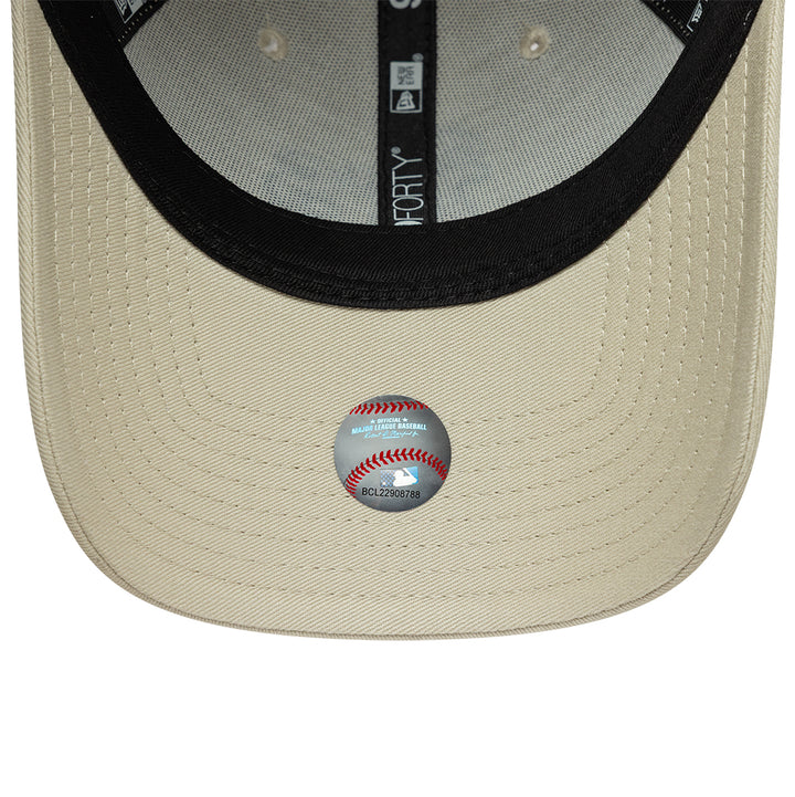 Oakland Athletics MLB Team Outline 9FORTY Strapback New Era Crème/Green