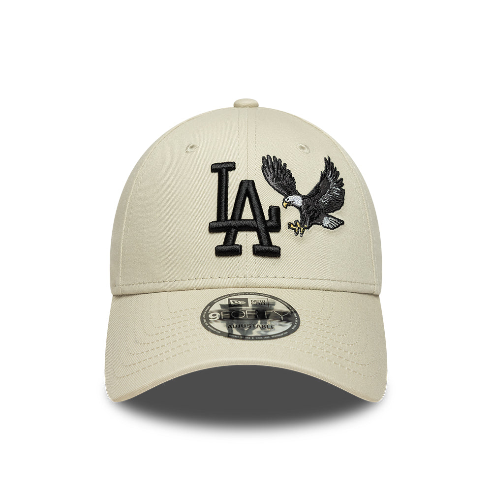 Los Angeles Dodgers MLB Outdoor Icon 9FORTY Strapback New Era Stone/Black