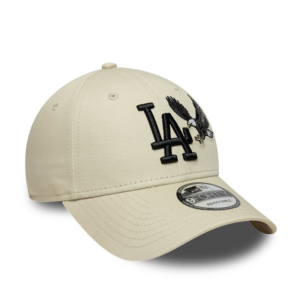 Los Angeles Dodgers MLB Outdoor Icon 9FORTY Strapback New Era Stone/Black