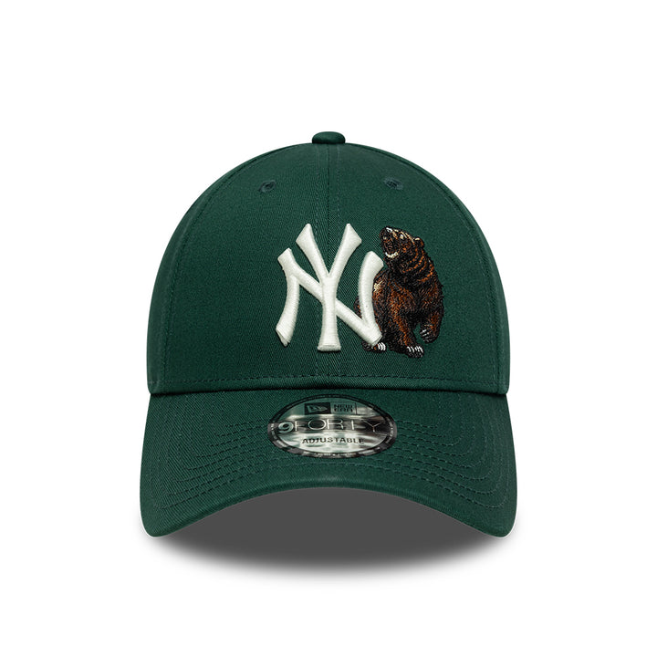 New York Yankees MLB Outdoor Icon 9FORTY Strapback New Era Green/White