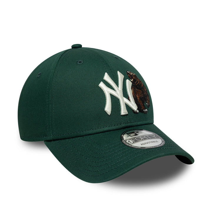 New York Yankees MLB Outdoor Icon 9FORTY Strapback New Era Green/White
