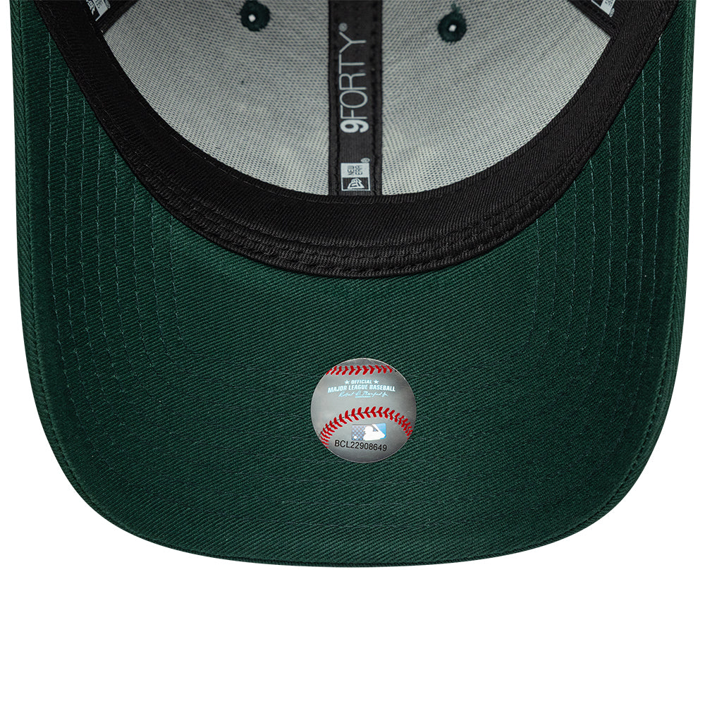 New York Yankees MLB Outdoor Icon 9FORTY Strapback New Era Green/White