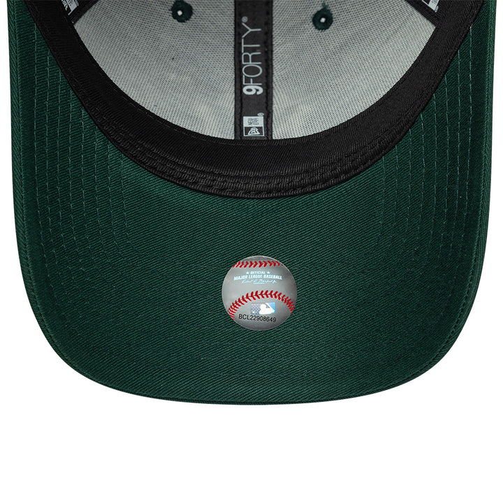 New York Yankees MLB Outdoor Icon 9FORTY Strapback New Era Green/White