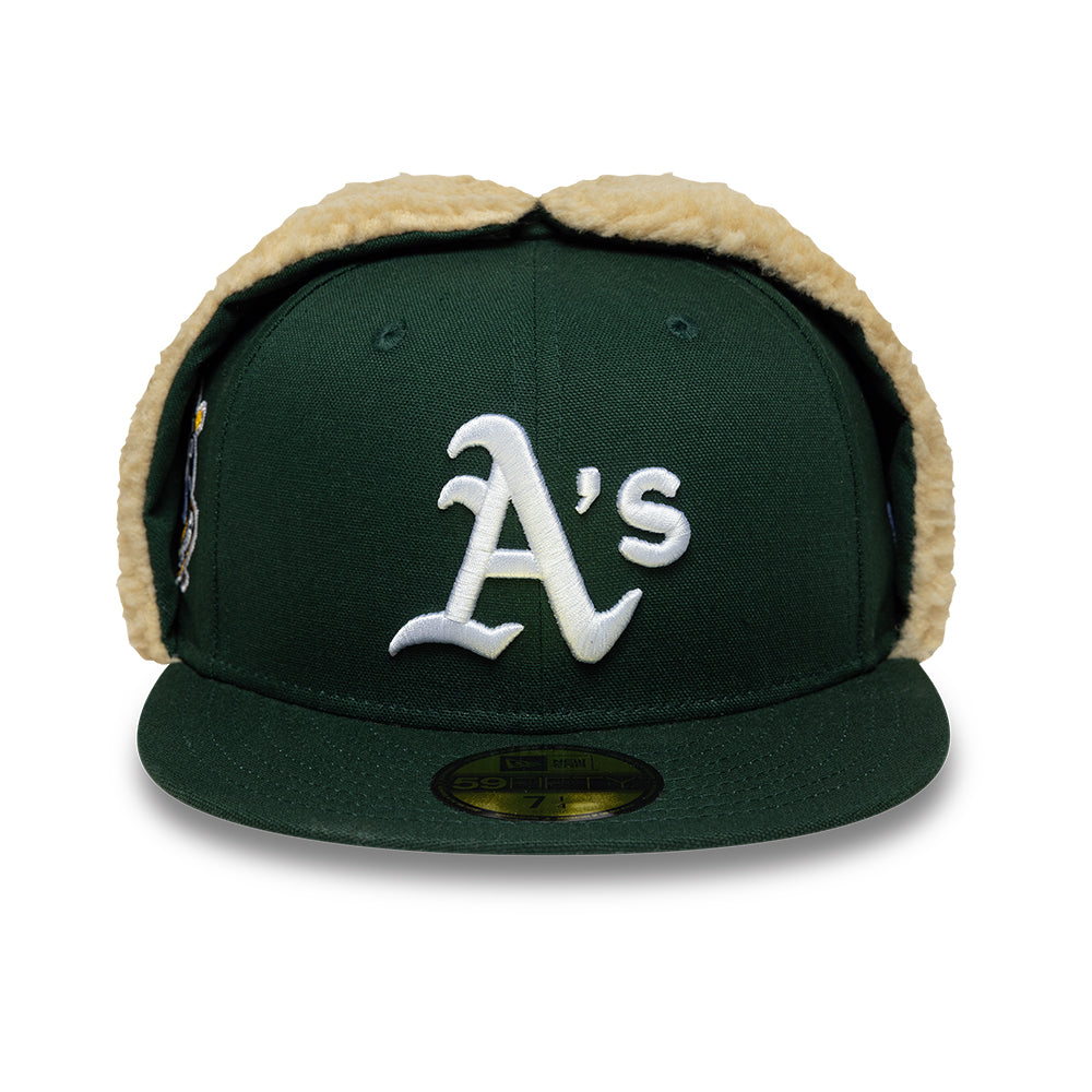 Oakland Athletics MLB World Series Dog Ear 59FIFTY Fitted New Era Green
