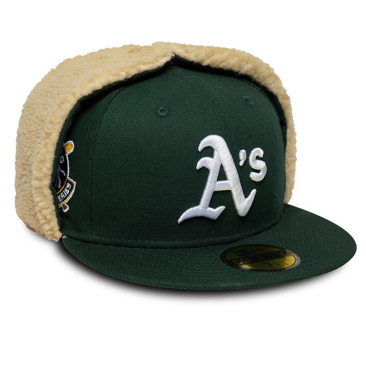 Oakland Athletics MLB World Series Dog Ear 59FIFTY Fitted New Era Green