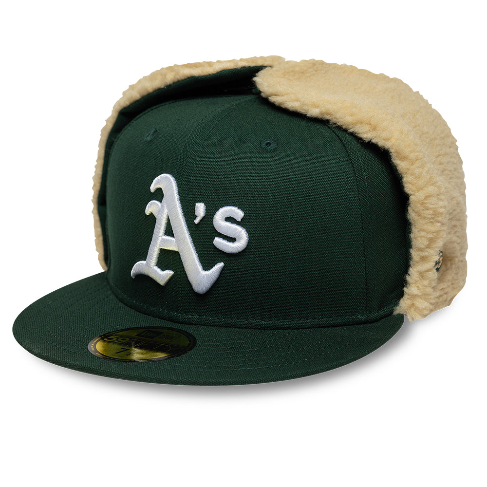 Oakland Athletics MLB World Series Dog Ear 59FIFTY Fitted New Era Green