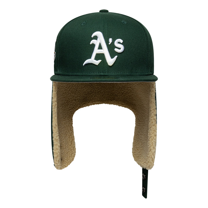 Oakland Athletics MLB World Series Dog Ear 59FIFTY Fitted New Era Green