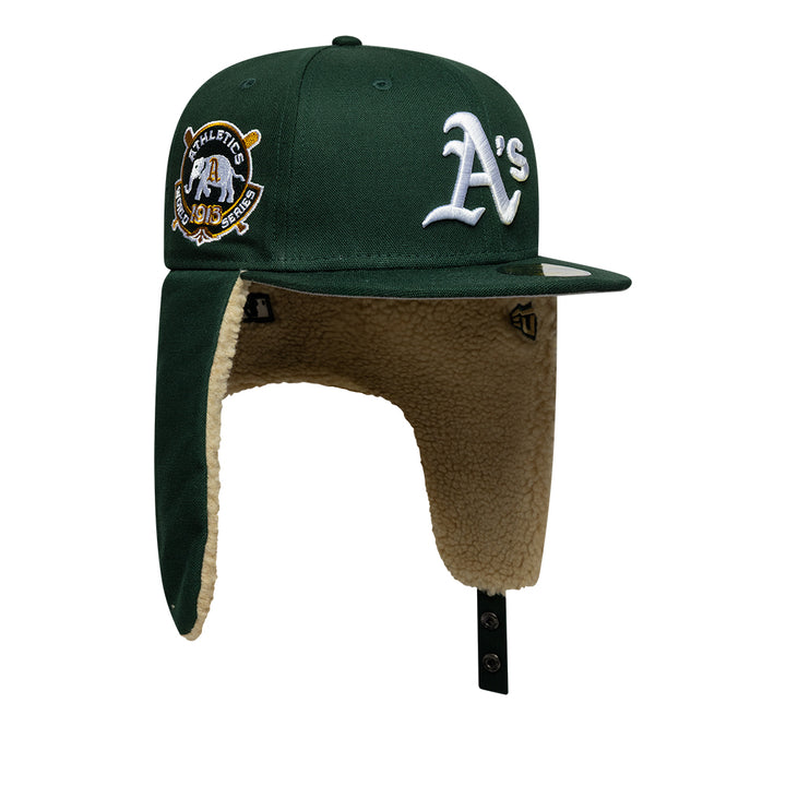 Oakland Athletics MLB World Series Dog Ear 59FIFTY Fitted New Era Green