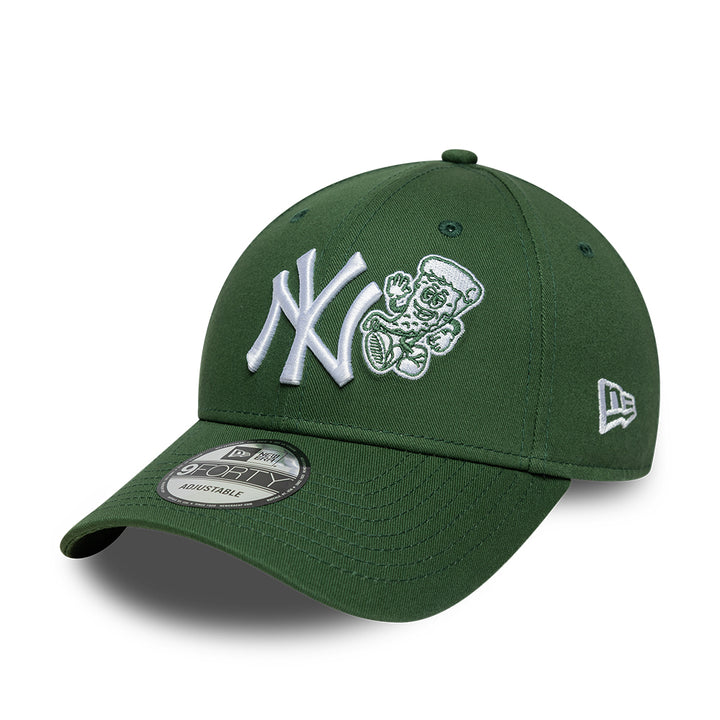 New York Yankees MLB Food Icon 9FORTY Strapback New Era Green/White