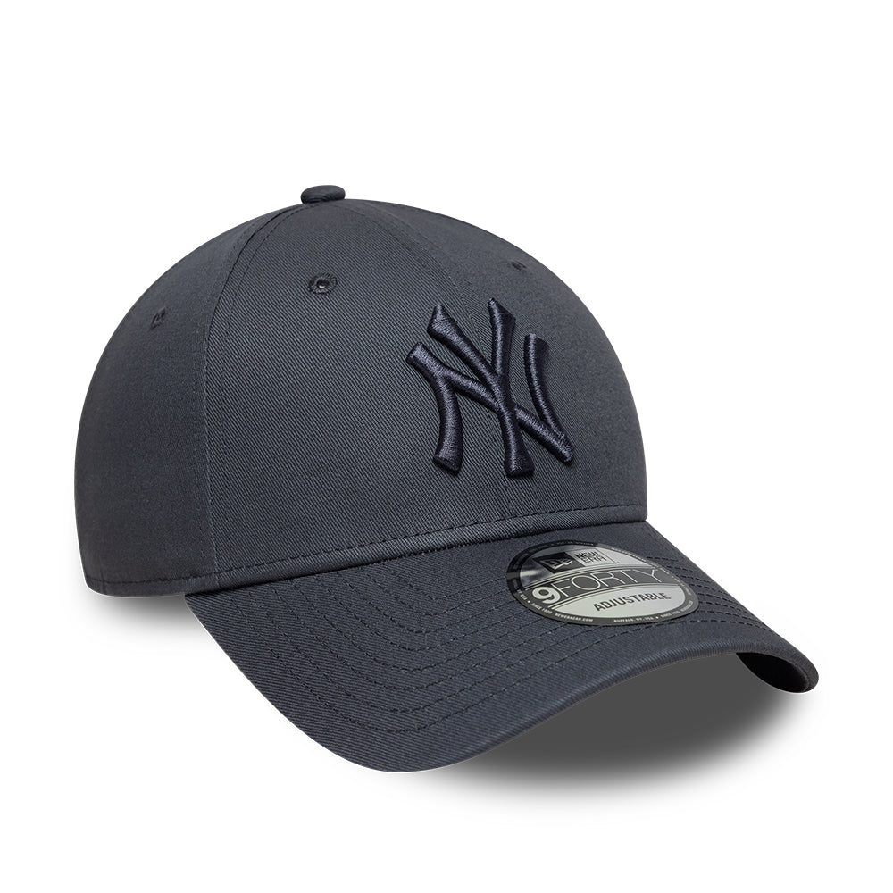 New York Yankees MLB League Essential 9FORTY Strapback Dark Grey