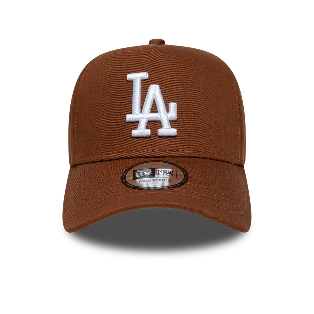 Los Angeles Dodgers MLB League Essential A-Frame Snapback New Era Brown