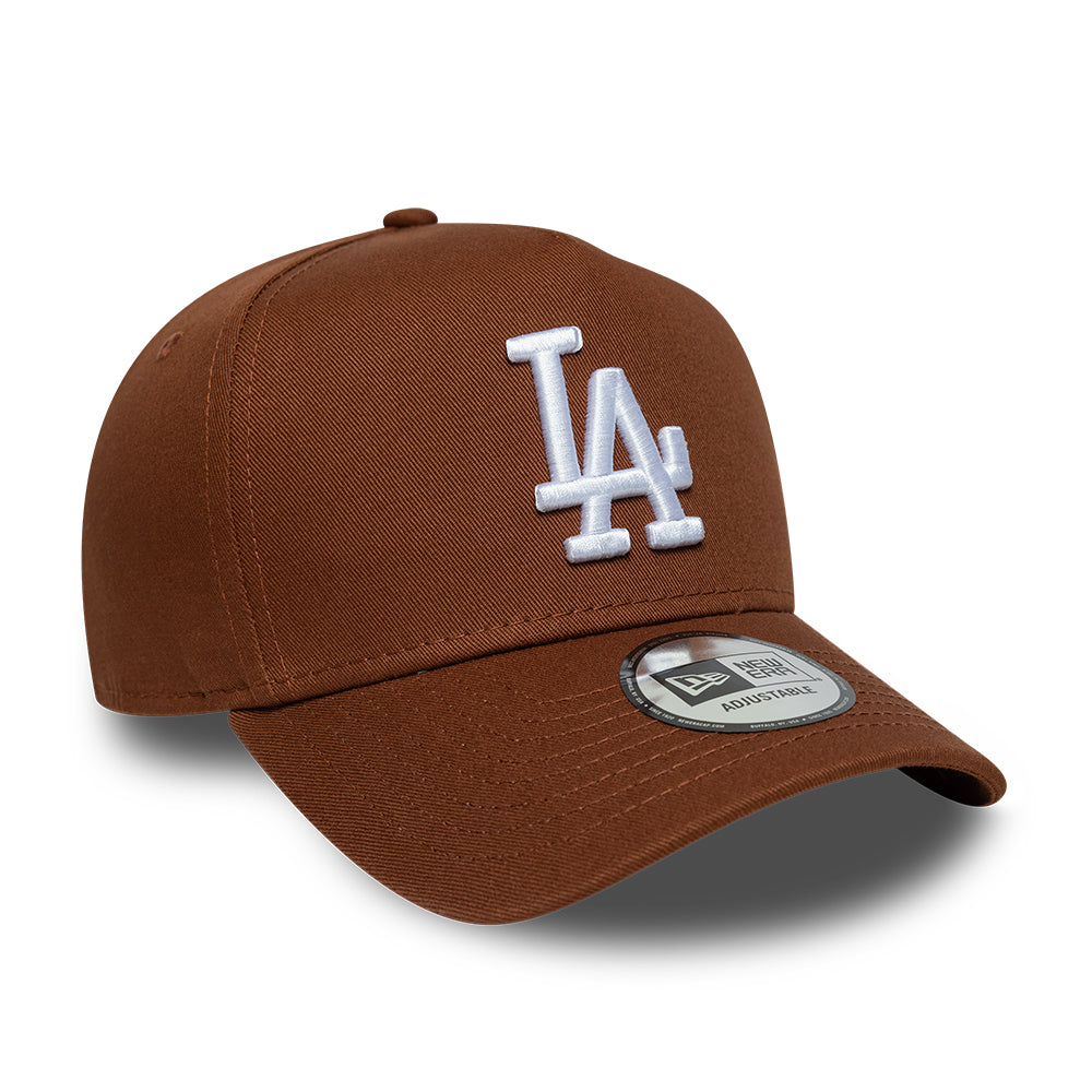 Los Angeles Dodgers MLB League Essential A-Frame Snapback New Era Brown