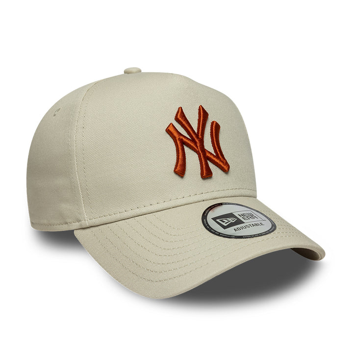 New York Yankees MLB League Essential A-Frame Snapback New Era Beige