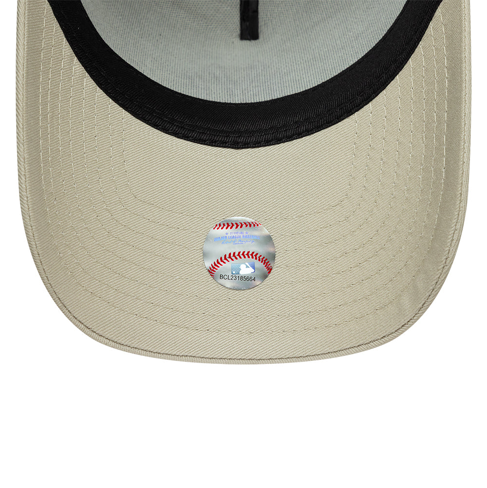New York Yankees MLB League Essential A-Frame Snapback New Era Beige