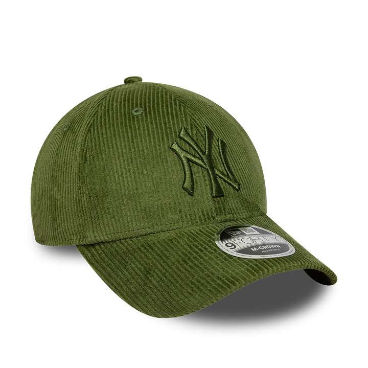 New York Yankees MLB Cord 9FORTY M-Crown Strapback New Era Dark Green