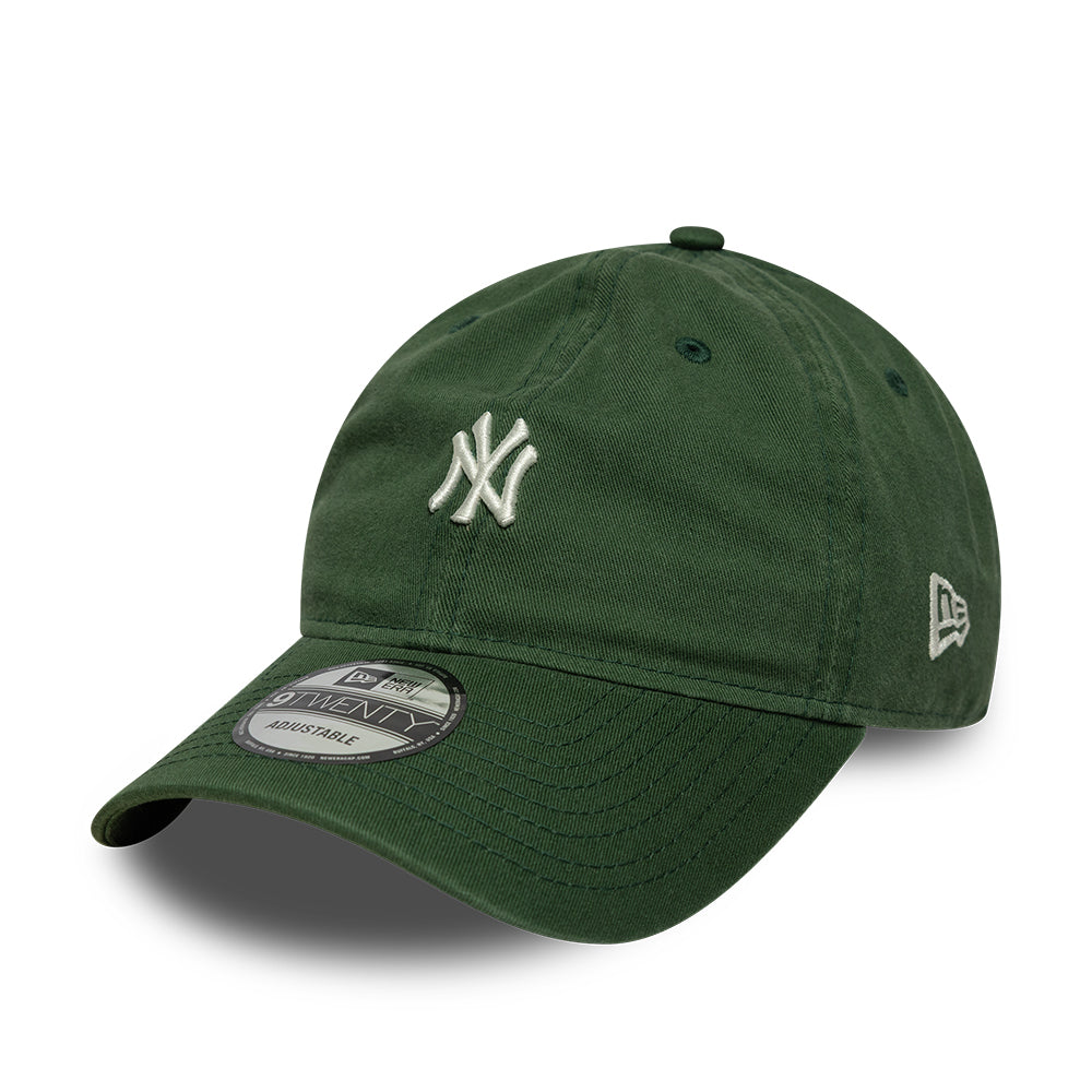 New York Yankees MLB Mini Logo 9TWENTY New Era Green/White