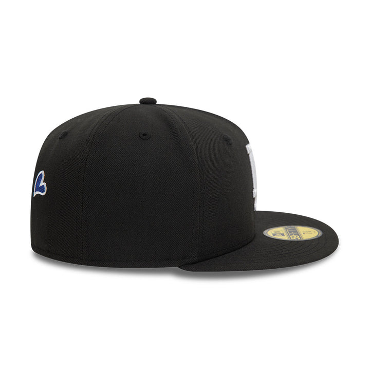 Los Angeles Dodgers MLB Heart Icon 59FIFTY Fitted New Era Black/White