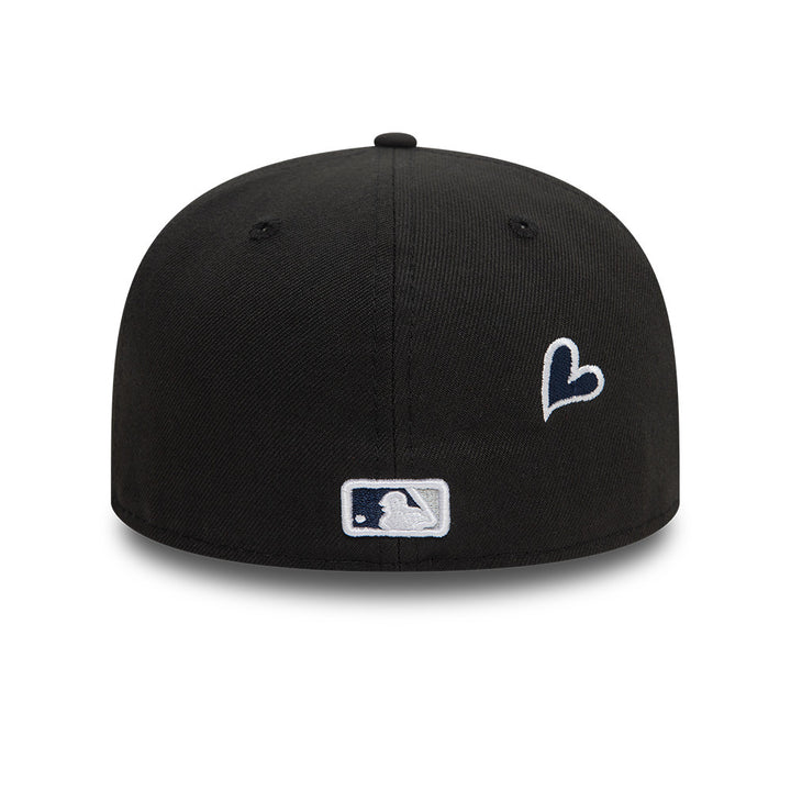 New York Yankees MLB Heart Icon 59FIFTY Fitted New Era Black/White
