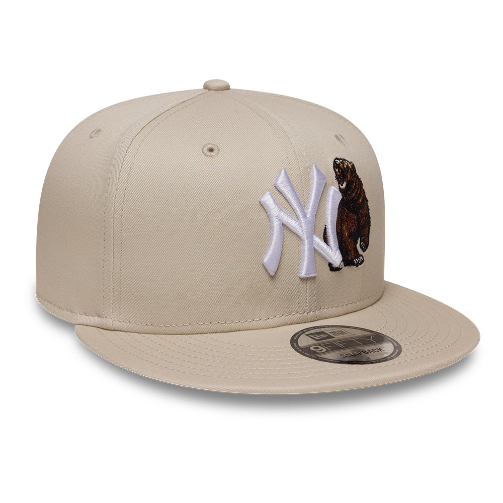 New York Yankees MLB Outdoor Icon 9FIFTY Snapback New Era Beige