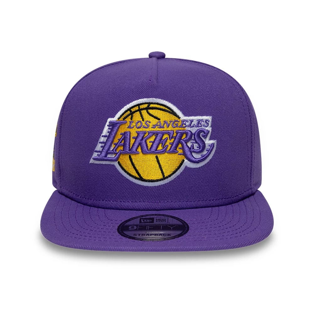 Los Angeles Lakers NBA Hardwood Classic 9FIFTY A-Frame Snapback New Era Purple
