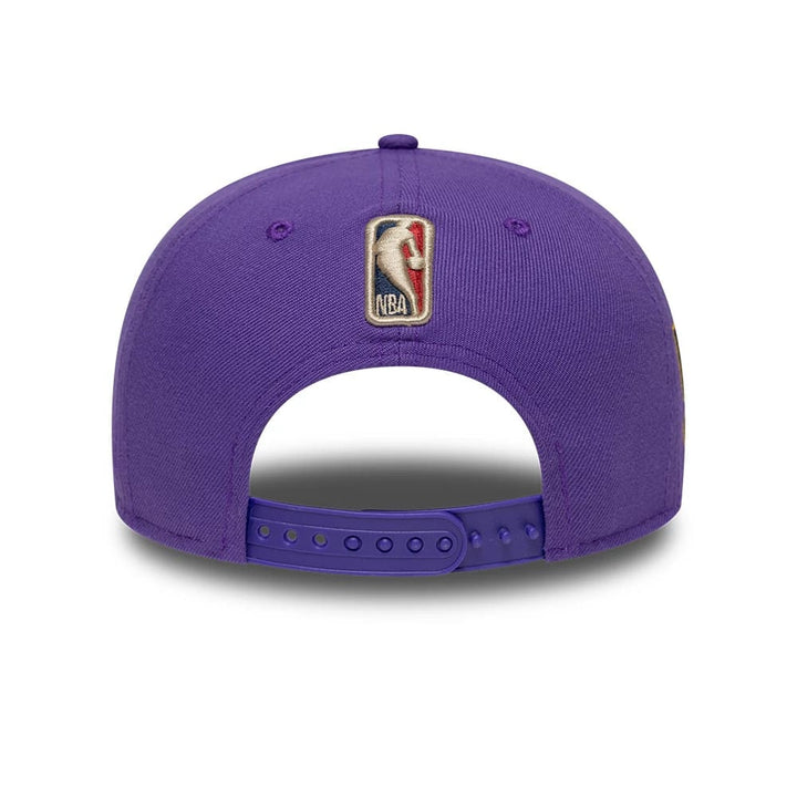 Los Angeles Lakers NBA Hardwood Classic 9FIFTY A-Frame Snapback New Era Purple