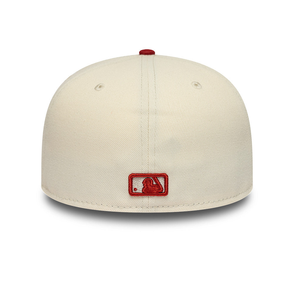 New York Yankees League Essentials 59FIFTY Fitted New Era Creme/Burgundy