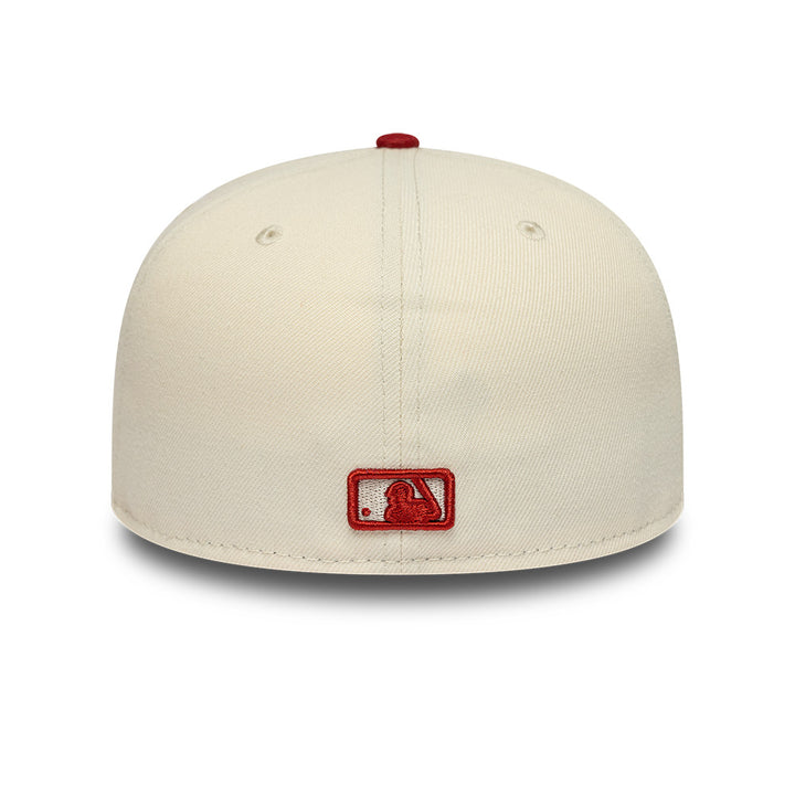 New York Yankees League Essentials 59FIFTY Fitted New Era Creme/Burgundy