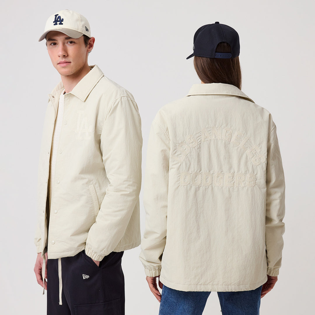 Los Angeles Dodgers MLB Coaches Jacket New Era Stone