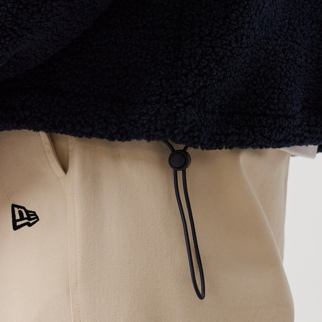 New York Yankees MLB Sherpa Jacket New Era Navy