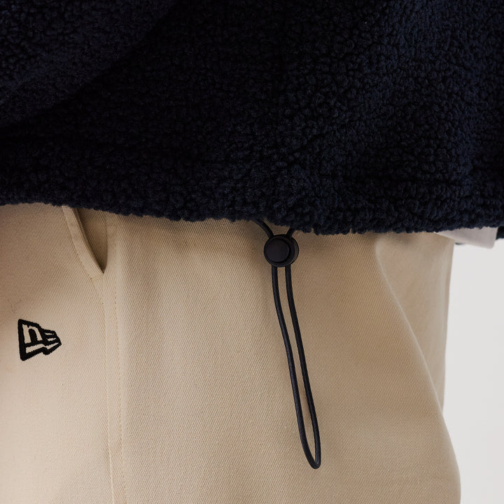 New York Yankees MLB Sherpa Jacket New Era Navy