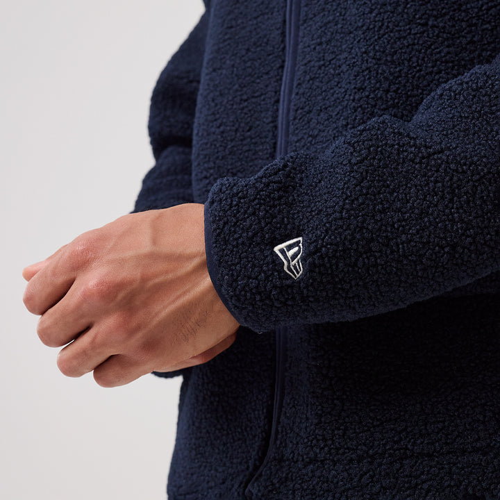 New York Yankees MLB Sherpa Jacket New Era Navy