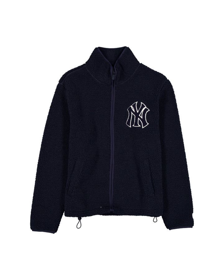 New York Yankees MLB Sherpa Jacket New Era Navy