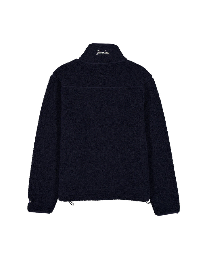 New York Yankees MLB Sherpa Jacket New Era Navy