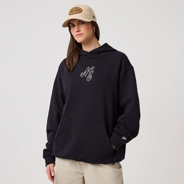 Crest Graphic Hoodie New Era Navy