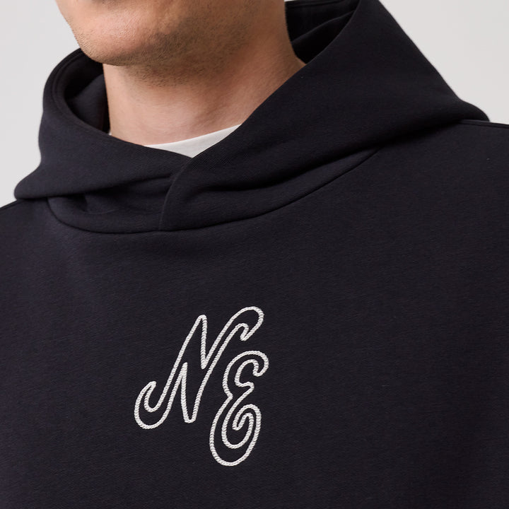 Crest Graphic Hoodie New Era Navy
