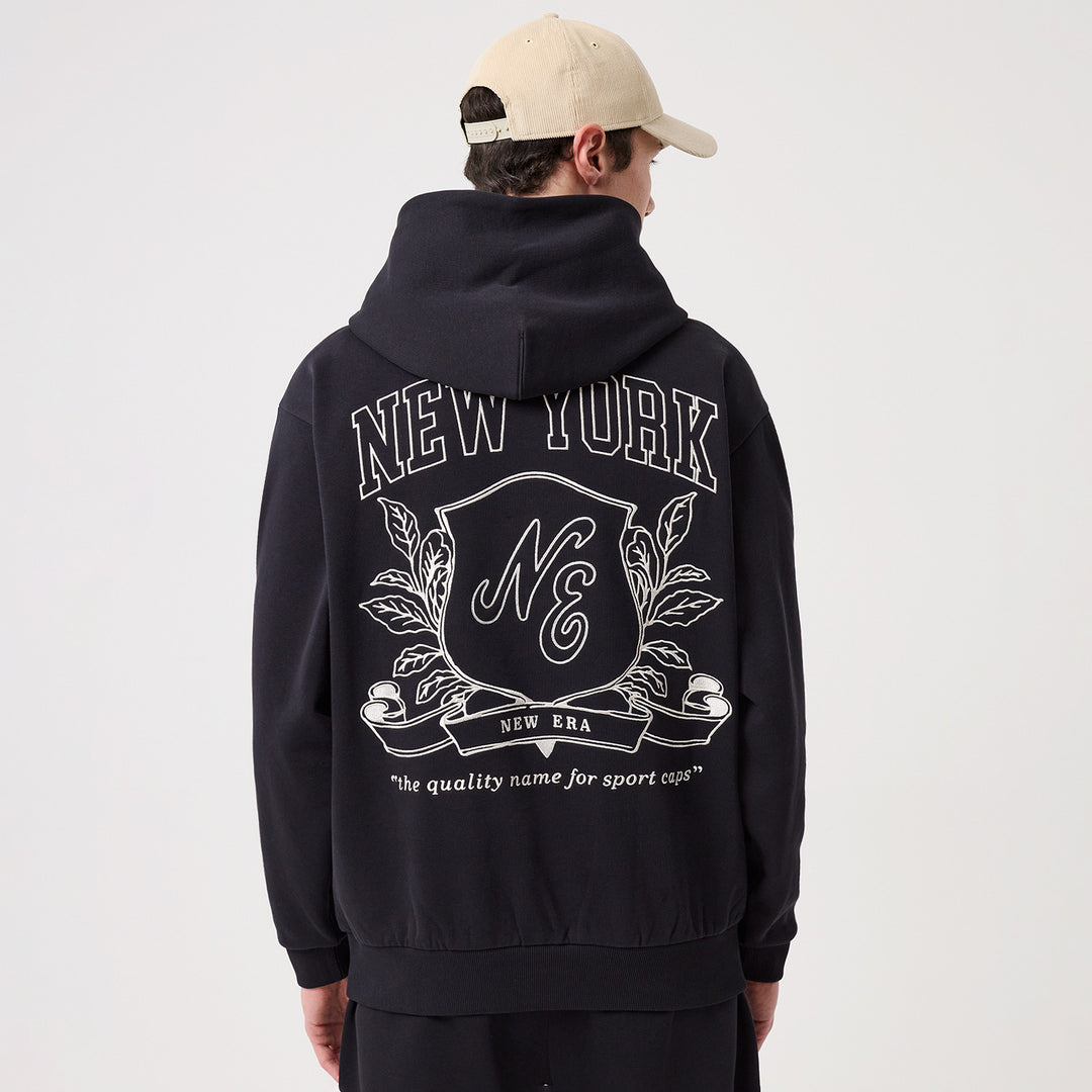 Crest Graphic Hoodie New Era Navy