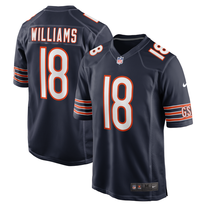 Caleb Williams Chicago Bears Home NFL Game Jersey Nike