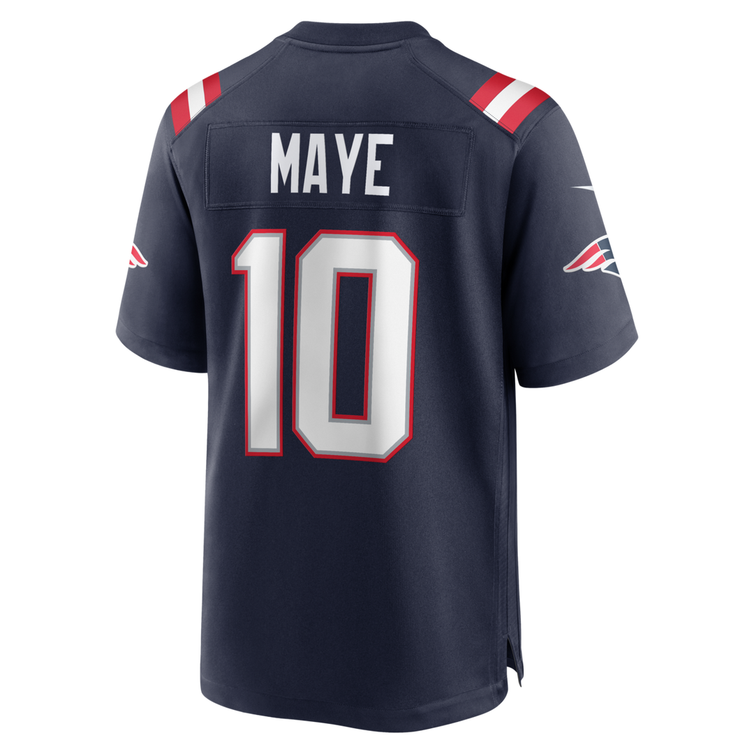 Drake Maye New England Patriots Home NFL Game Jersey Nike
