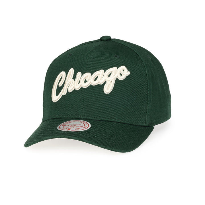 Mitchell &amp; Ness - NBA Green Cream Pro Crown - Chicago Bulls
