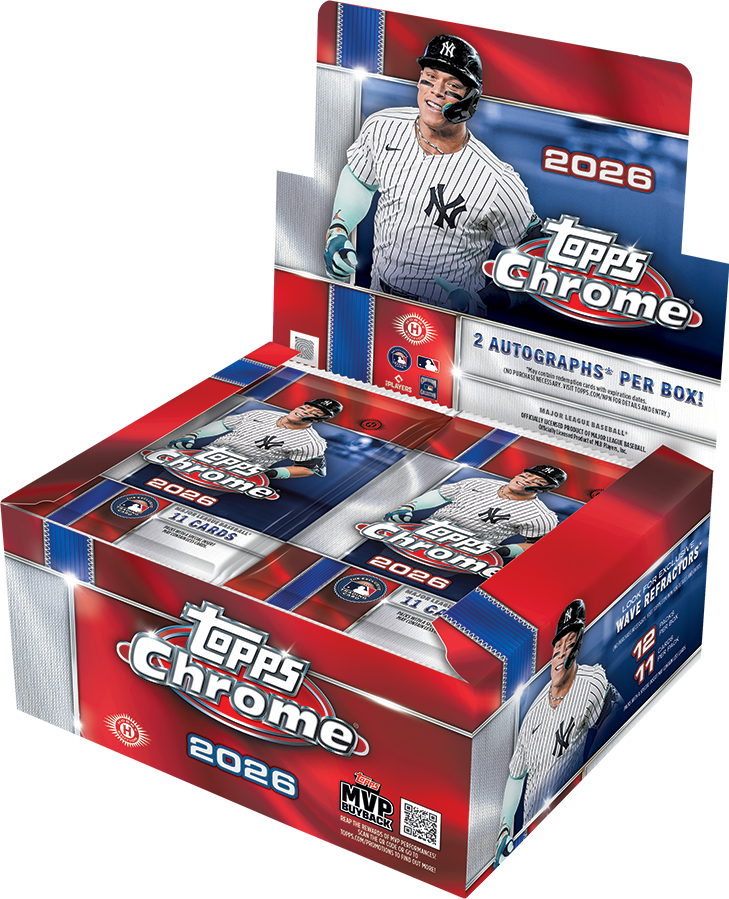 Topps Chrome Baseball 2026 Jumbo Box - Pre Order