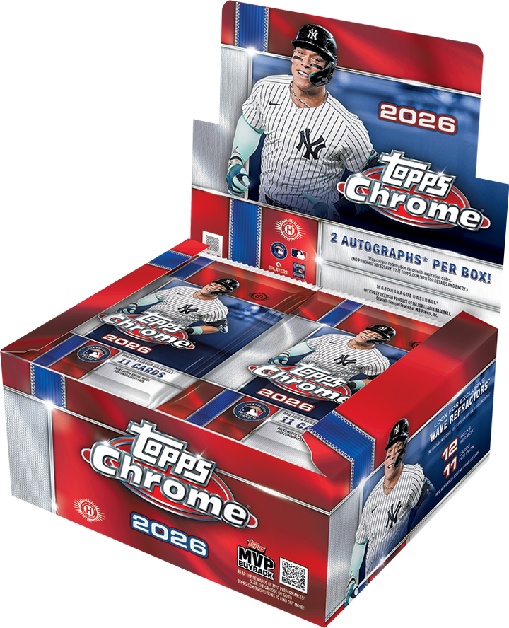 Topps Chrome Baseball 2026 Jumbo Box - Pre Order