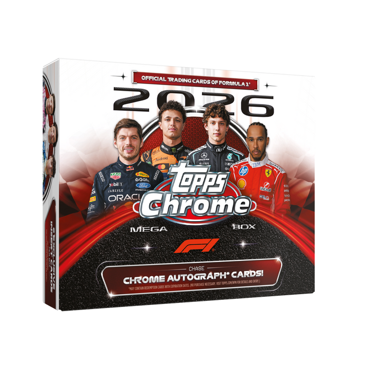 Topps Chrome Formula One 2026 Mega Box Pre-Order