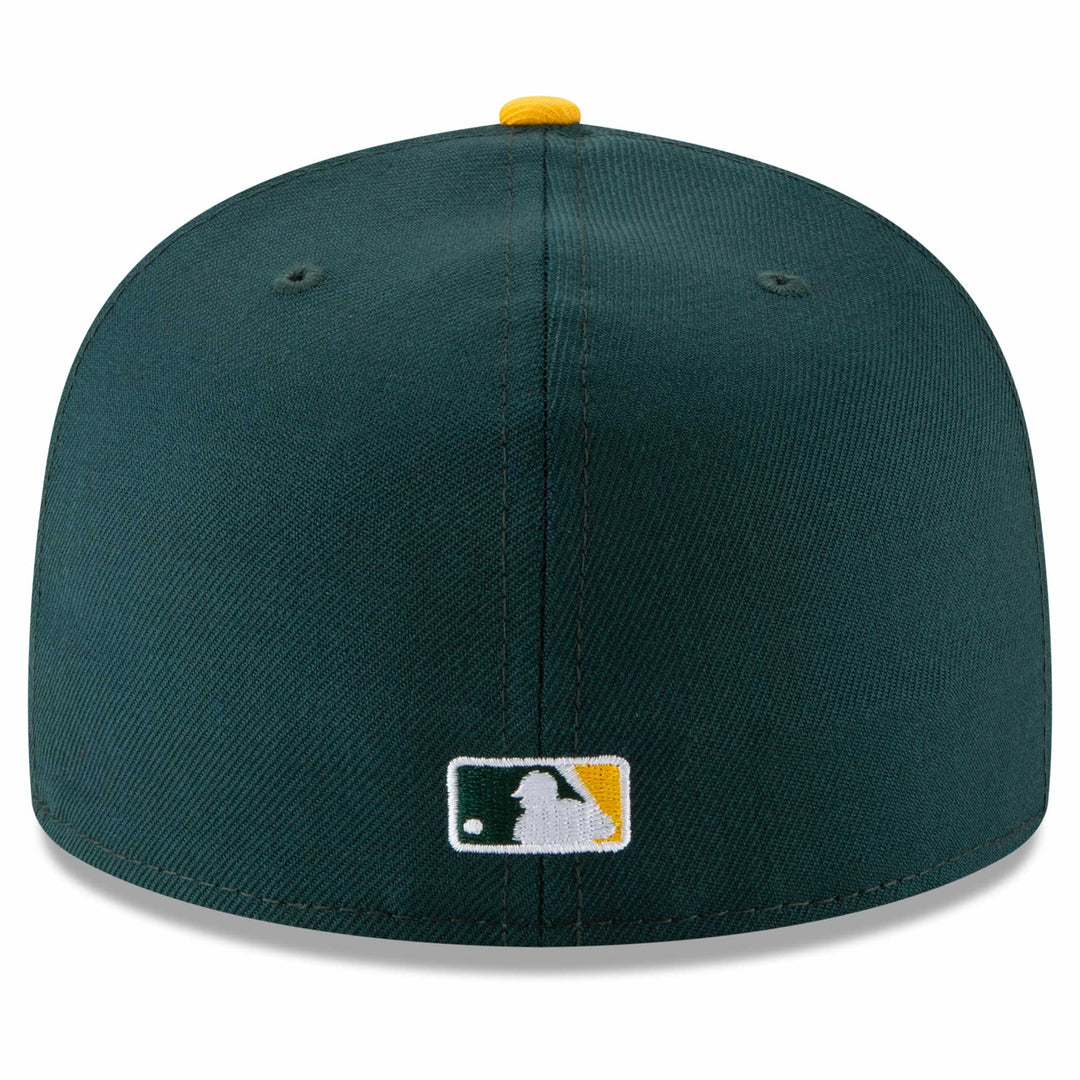 Oakland Athletics MLB World Series Wool 59FIFTY Fitted New Era Green/Yellow