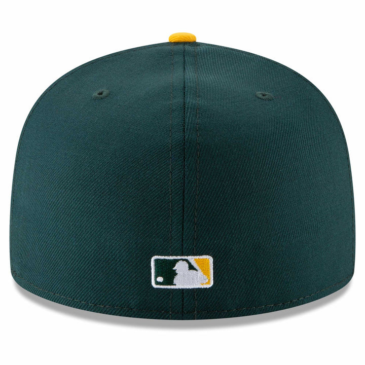 Oakland Athletics MLB World Series Wool 59FIFTY Fitted New Era Green/Yellow